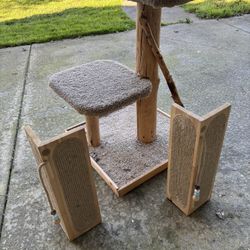 Cat Tower And Furniture Corner Protector/scratch Post 