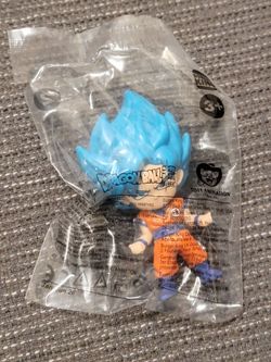 Dragon Ball Super Goku Blue Hair Mini Figure #2