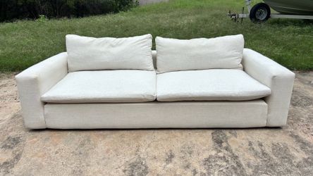 *FREE DELIVERY* Living Spaces White Cloud Utopia Sofa