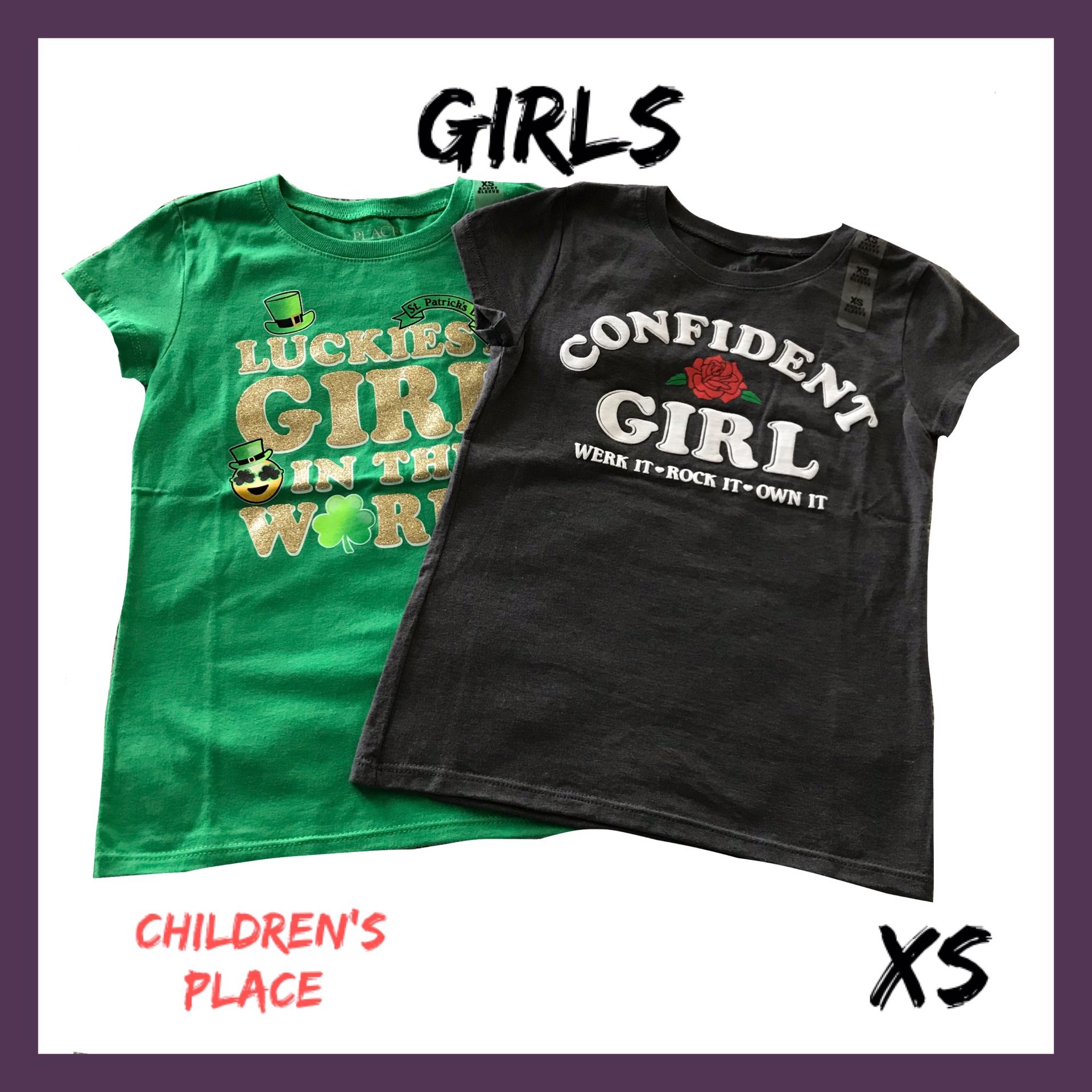 NWT Girls Children’s Place 2Pc Shirt Set Sz:XS