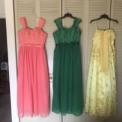 Elegant Spring /Summer or Fall Bridesmaid Dresses