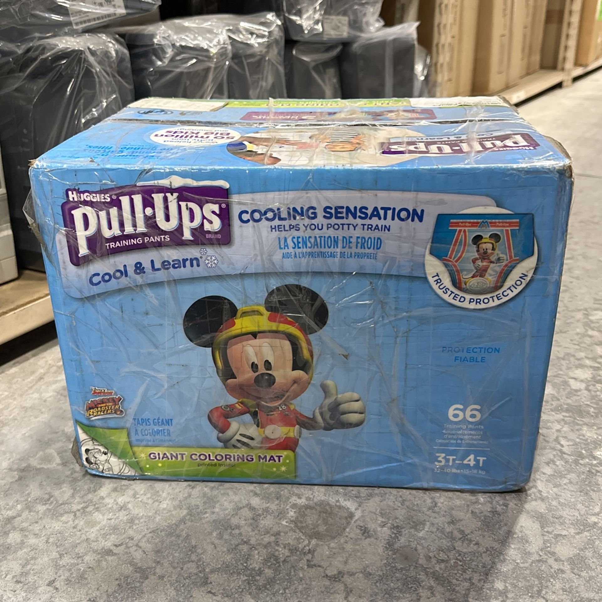 Huggies Training Pans Pull Ups Size 3T-4T (30-40 Pounds)66 Count 