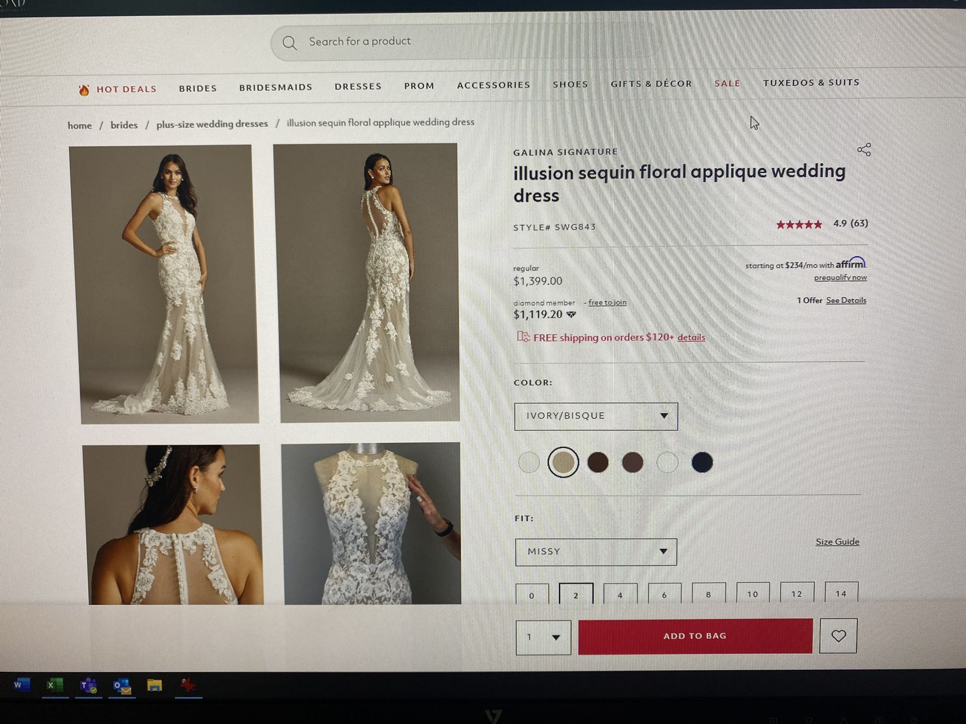 Size 10 Wedding Dress