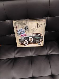 Wall Art 12 X 12 Art Mural Classic Car