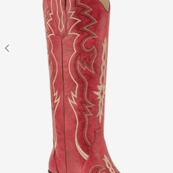 wetkiss Western boot, Size 8