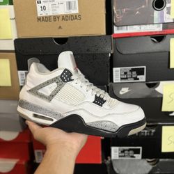 2016 Jordan White Cement 4s size 12 USED