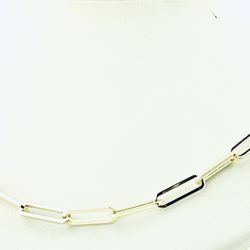  14kt Paperclip chain