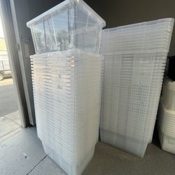27 Gallon ClearTough Storage Bins – $10 Each