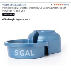 5-gal Dog Water Bowl