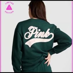 PINK limited edition CrewNeck sweatshirt