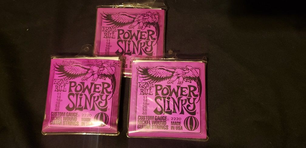 Ernie Ball Guitar Strings 3 Pack