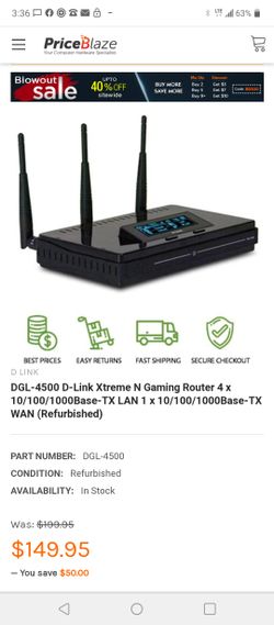 D-link Gaming router
