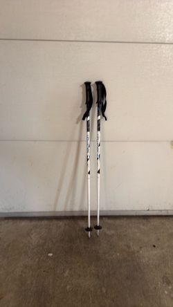 Used ski poles