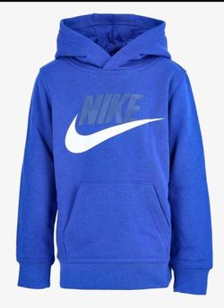Nike Boys' Toddler/Little Kids Game Royal  Pullover Hoodie w/Kangaroo Pocket Size 6
