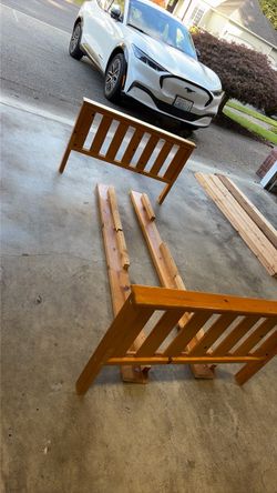 Twin Bed Frame and Mattress