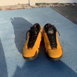 University Gold Jordan 14