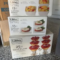 Tasting dishes-Libbey