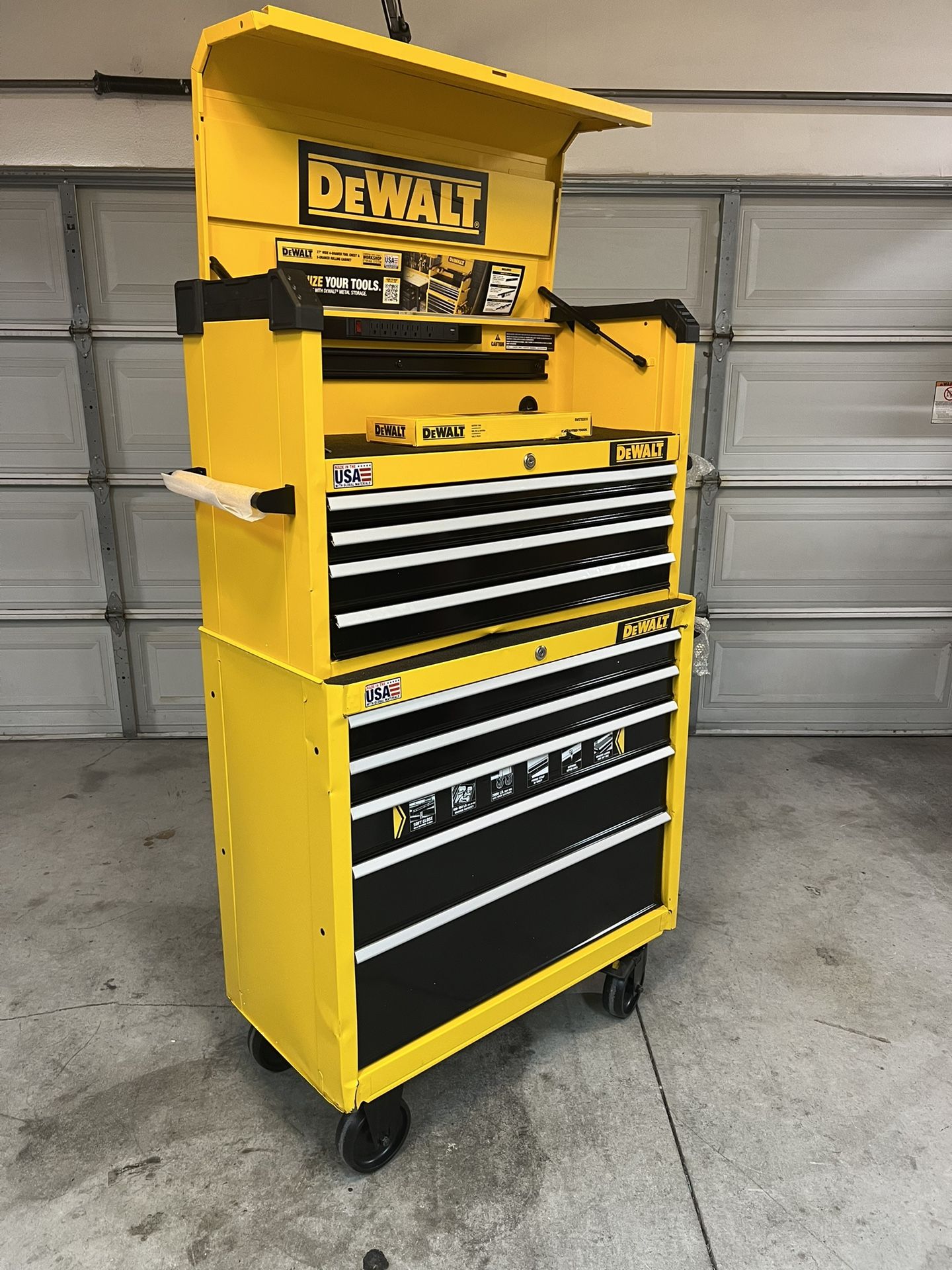 New DEWALT 37 in. 4-Drawer Tool Chest and 37 in. 5-Drawer Tool Cabinet