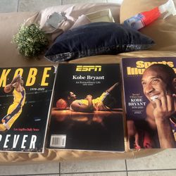 Kobe Bryant multi layer wall art and books