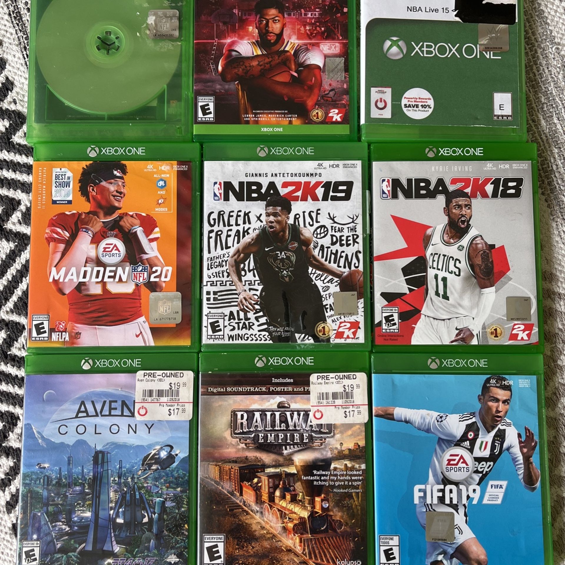 XBOX One 360 Games