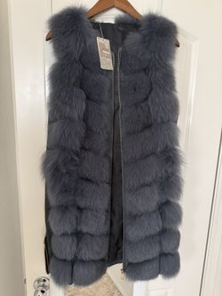 Real Fox Fur Vest For Women
