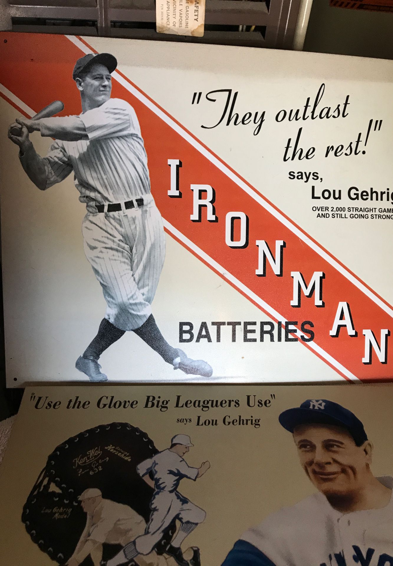 Old baseball poster