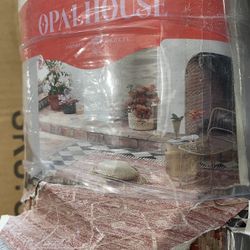 7'X 10' Geometric Tapestry Outdoor Rug Rust - Opalhouse™M