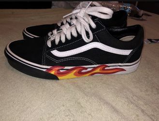 vans with flame