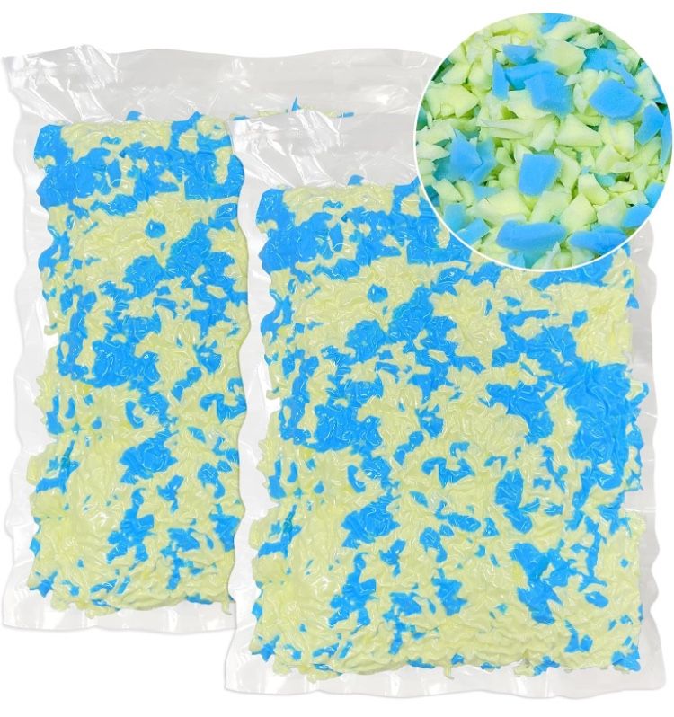 10 LBS Bean Bag Filler - Shredded Memory Foam Filling, Soft and Convenient Bean Bag Chair Refill Beanbag Filling Pillow Stuffing for Couch Cushion Dog