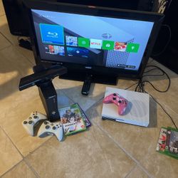 Xbox 360, Xbox One S and 32” Vizio
