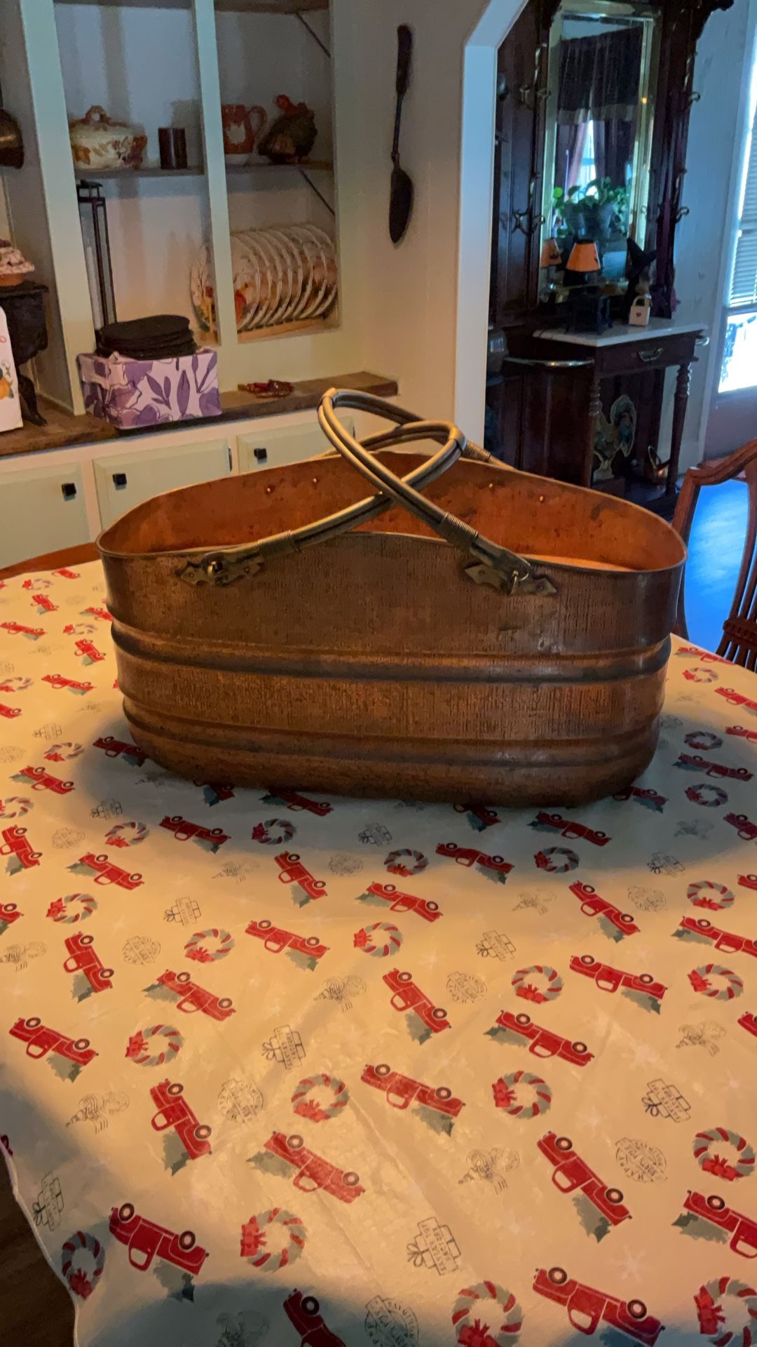 Copper Large Wood Bin