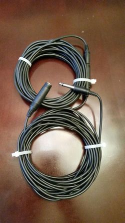 20ft sound cables x 2