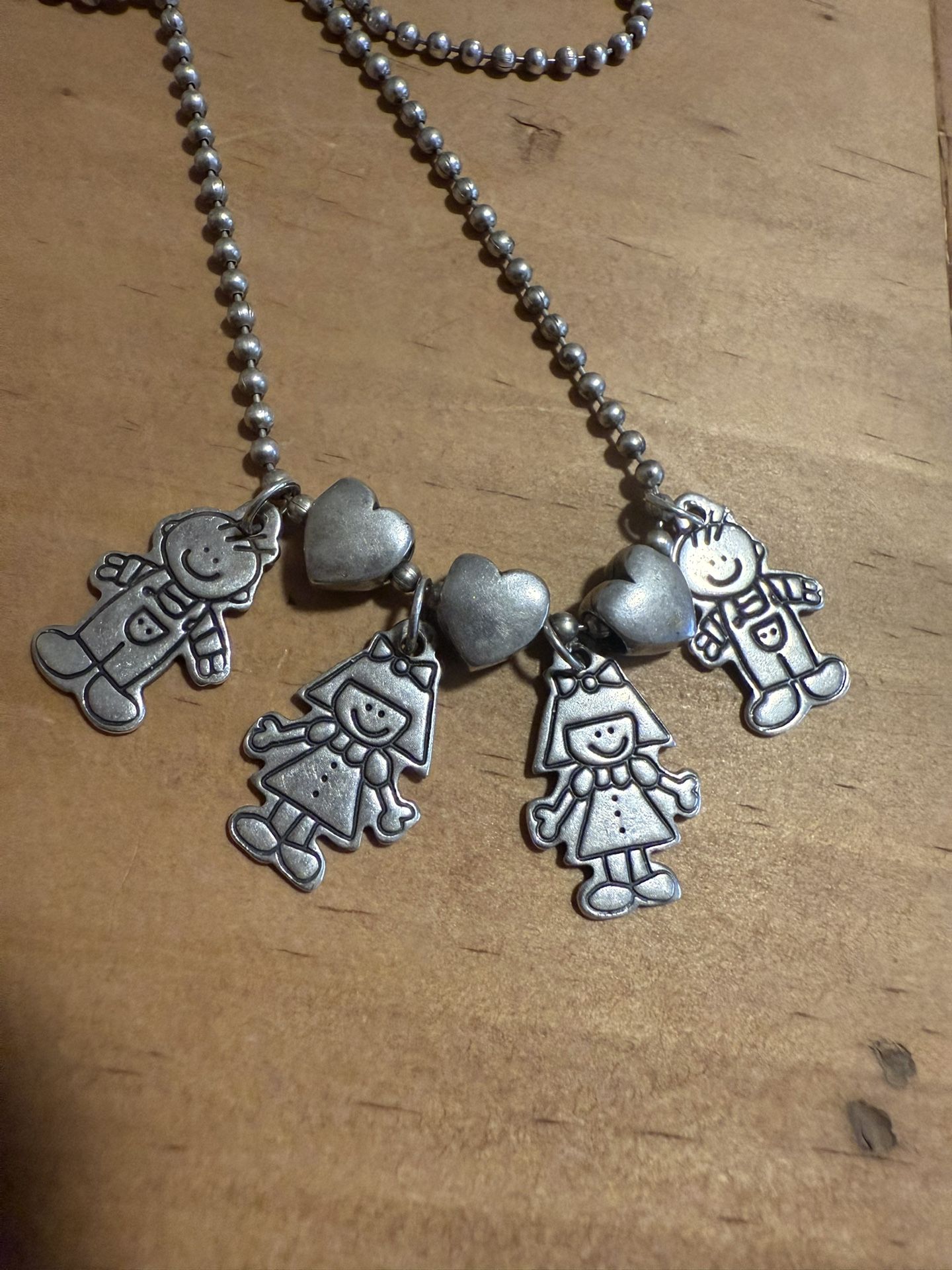Lucy Ann Sterling Charm Necklace