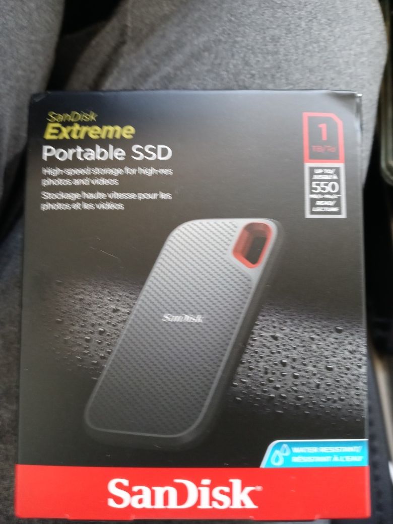 SANDISK EXTREME PORTABLE SSD 1 TB NEW FACTORY SEALED,New Products : American Fashion Style Bags On Sale