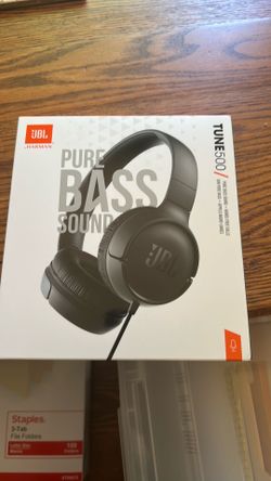 JBL black headphones never opened