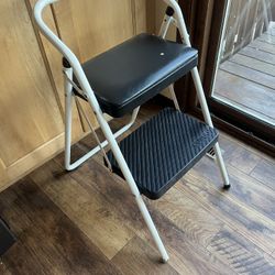 Cosco Folding 2 Step Stool Ladder Kitchen/Garage