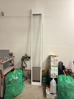 Tall Sliding Glass Dog Door – Large Dogs