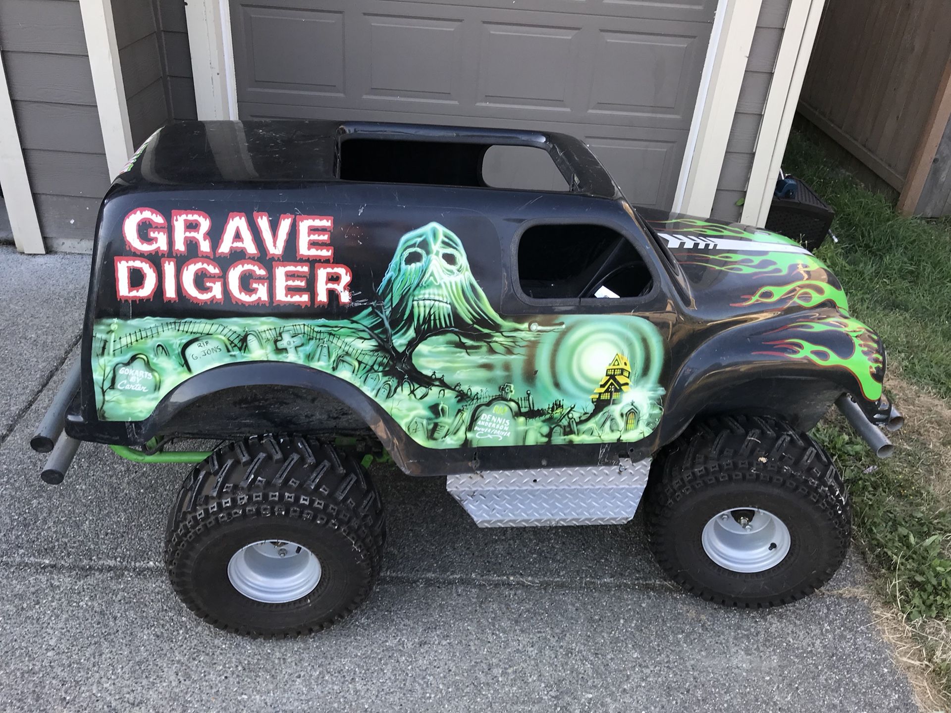 Grave Digger Go Kart for Sale in Pacific, WA OfferUp