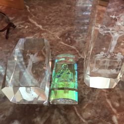 Angel And Jesus On The Cross Paper Weight 