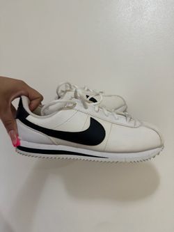 Nike Cortez White and Black Sneakers