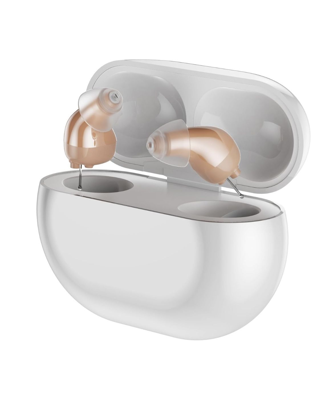 Hearing Aids, Rechargeable 16 Channel Digital OTC Hearing Aids for Seniors Hearing Loss with Charging Case