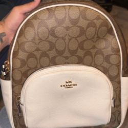 Coach Canvas Backpack