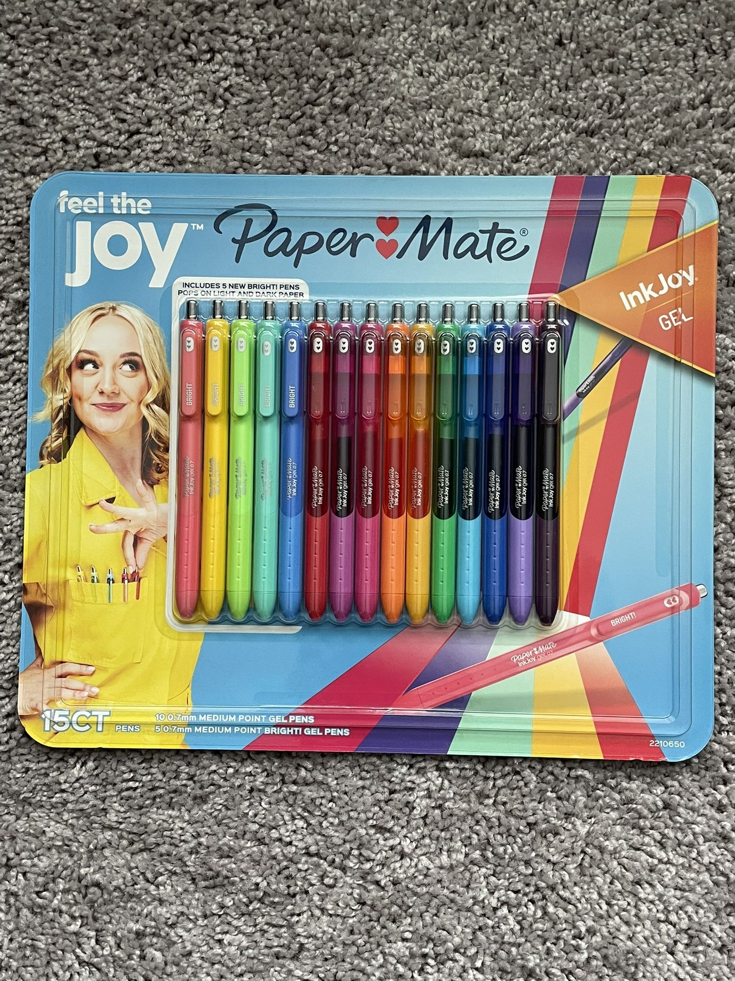 Paper Mate InkJoy Gel Pens 15 Count 0.7mm