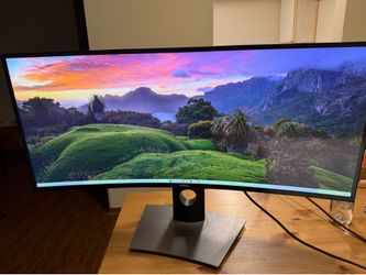 Dell U3417W FR3PK 34-Inch QHD Ultra Wide 1440p Screen Led-Lit Monitor,