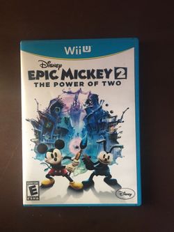 Nintendo Wii U Disney Epic Mickey 2 The power of Two