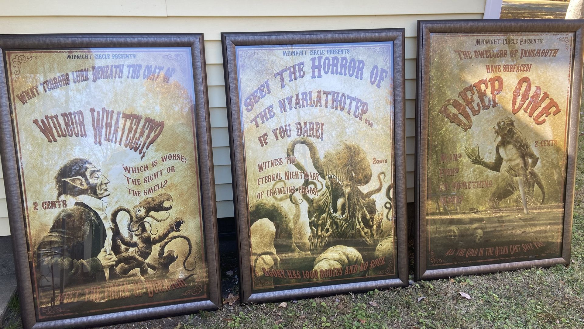 Framed Sideshow Posters