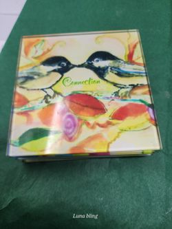 Connection Bird Art Decorative coasters