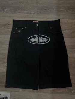 Corteiz Black Jorts