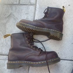 Dr. Martens industrial Steel Toe Brown Boots