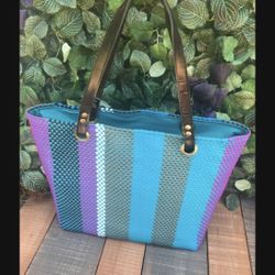 Variety of Oaxaca Handwoven Plastic & Embroidered Handbag